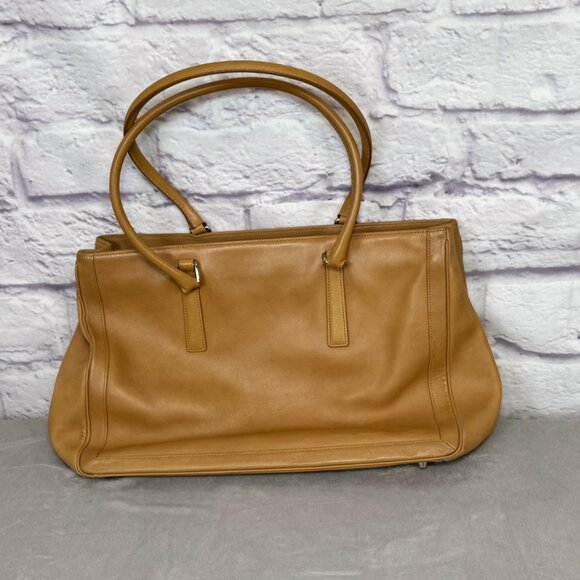 Vintage Coach 9426 Camel Tote Shoulder Bag - Picture 2 of 12